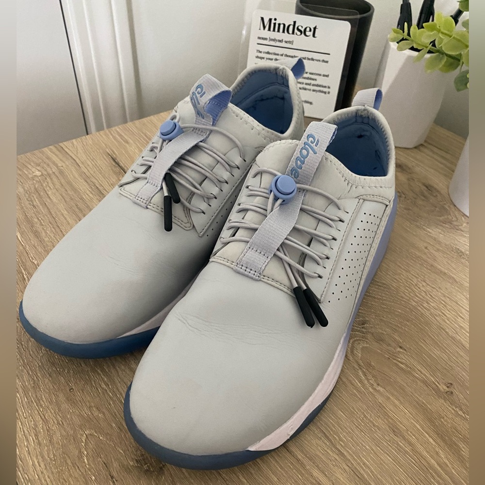 Blue and Grey Clove Shoes